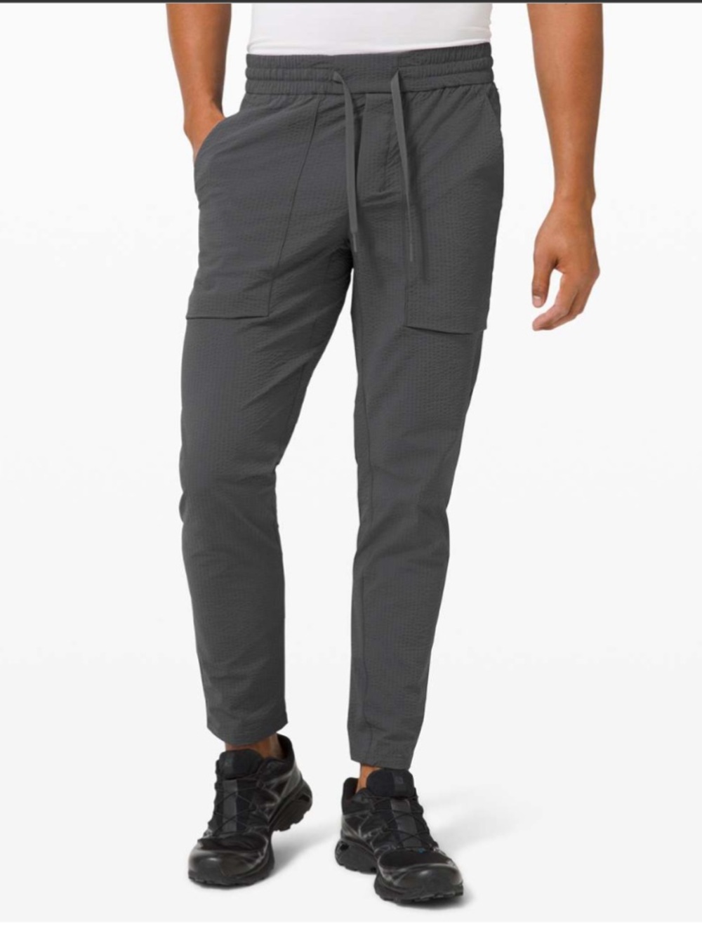 Lululemon Bowline Pant Graphite Grey Mens Medium Casual Travel Leisure